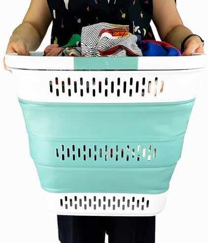 SAMMART 40L Collapsible Plastic Laundry Basket - Image 4