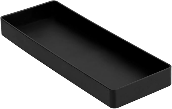 Amazon Basics Rectangular Plastic Desk Organizer, Half Accessory Tray by AmazonBasics