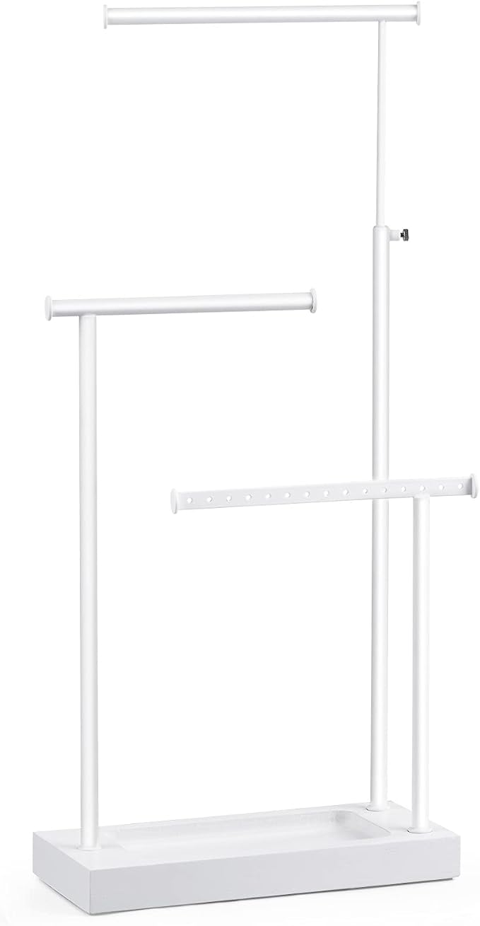 SRIWATANA Jewelry Organizer Stand, Extra Tall Jewelry Display Necklace Holder by SRIWATANA