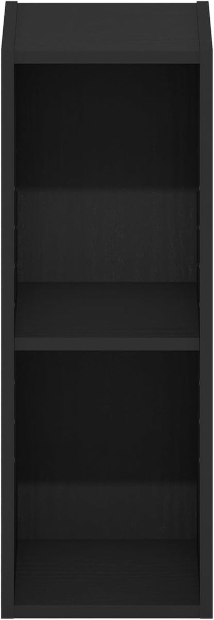 Furinno Fulda Book Shelf, 2-Tier Narrow Bookshelf, Bookcase - Image 7