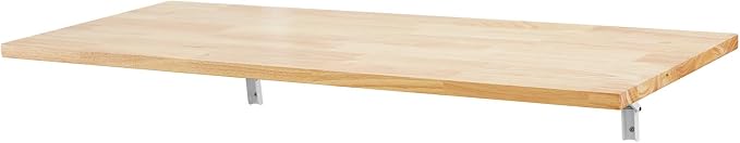 VEVOR Wall Mounted Folding Table, 47.2 x 19.7 inches Wall Mount Table, Floating - Image 12