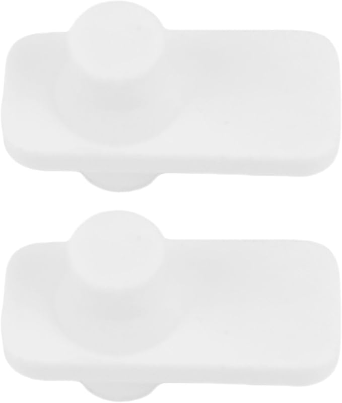 Tnfeeon Refrigerator Door Bin Shelf Vegetable Tray Wheel Mount 2Pcs Replacement - Image 3