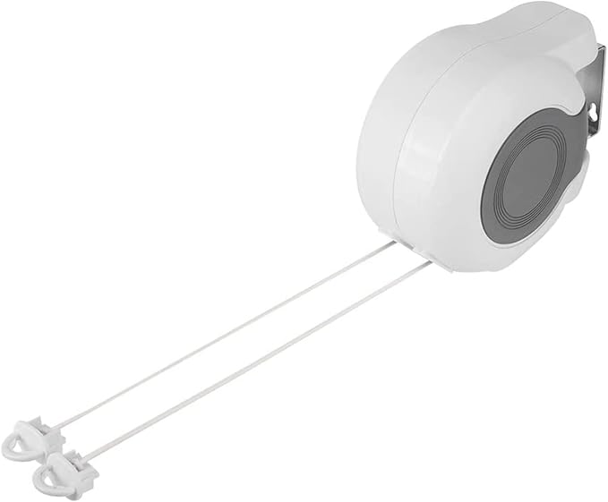 Durable Wall Mounted Retractable Clothes Line Washing Line Indoor Outdoor - Image 2