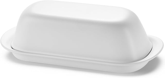 Butter Dish with Lid, Butter Keeper by Hekeieon