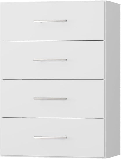 ROOMTEC 25.5" 4 Drawer Short Tower Closet Unit, Modular Closet System by ROOMTEC