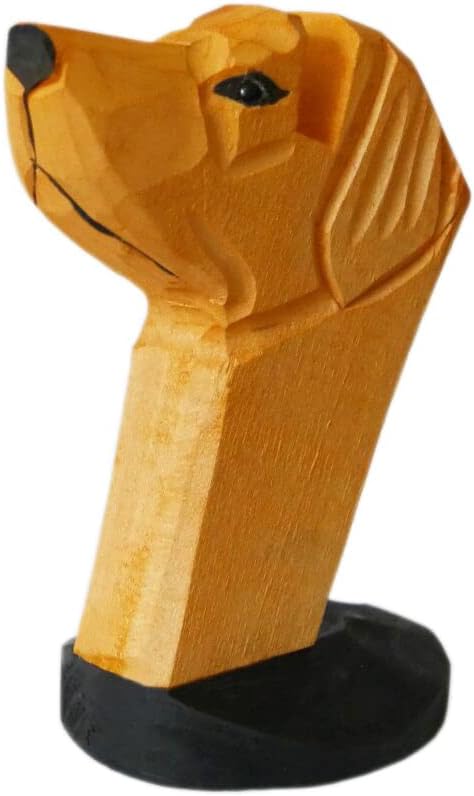 Red Dollar Handmade Wood Carved Animal Eyeglass Holder, Cute Sunglasses Display - Image 3