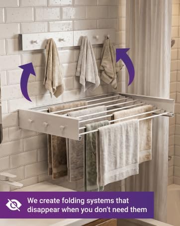 Wall Mounted Clothes Drying Rack - Image 5