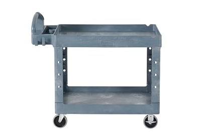 Rubbermaid Commercial Products BRUTE Heavy Duty 2-Shelf Utility/Service Cart - Image 3