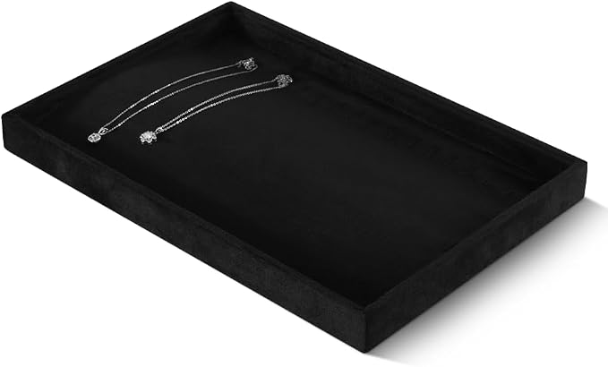 Velvet Jewelry Display Tray For Bracelet Pendant Necklace, Drawer Insert - Image 3