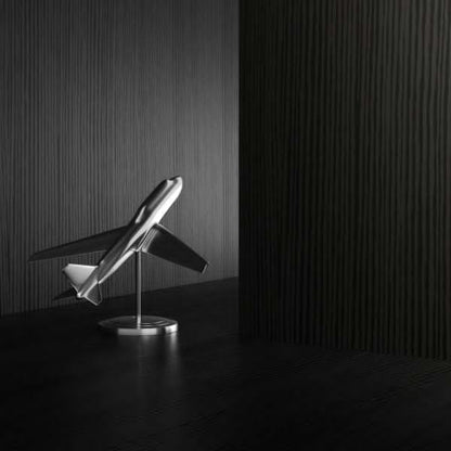 Mobili Fiver, Riccardo Floating nightstand, Ashwood Black, Made in Italy - Image 8