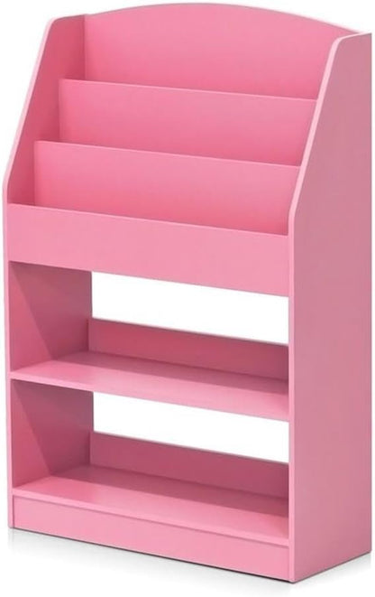 Furinno LOVA Book Shelf, 5-Tier Magazine Bookshelf, Bookcase by Furinno-FitsYourSpaceFitsYourBudget