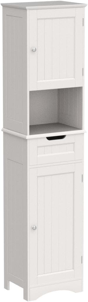 Gizoon 67” H Tall Bathroom Storage Cabinet, Narrow Storage Cabinet, Living Room - Image 5