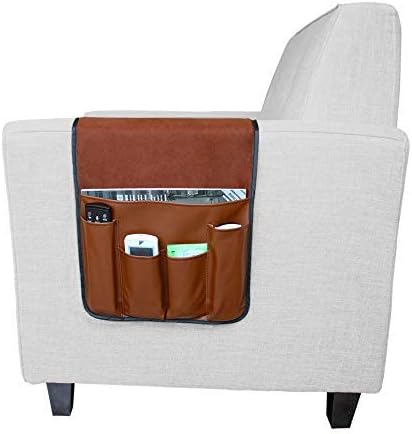 IPENNY No-slip Leather Sofa Couch Remote Control Holder Chair Armrest Caddy - Image 5