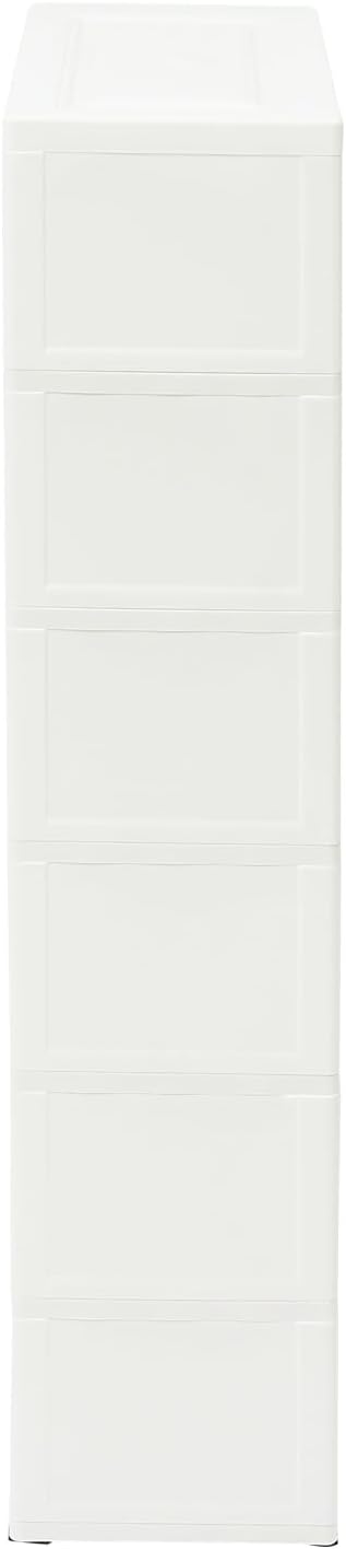 6 Drawers Narrow Slim Plastic Storage Cabinet, Storage Drawer - Image 9