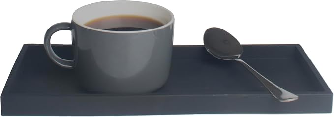 DNC Bathroom Counter Tray, 11.8" Silicone Vanity Tray, Kitchen Sink Soap Tray - Image 8