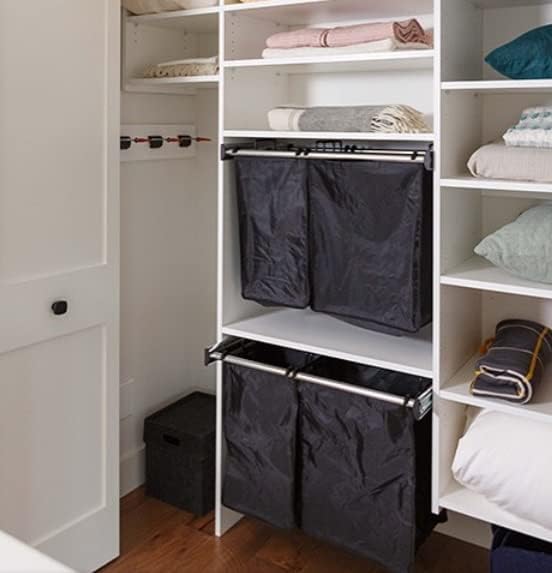 TAG Hardware Full Extension Pullout Laundry Hamper - Image 3