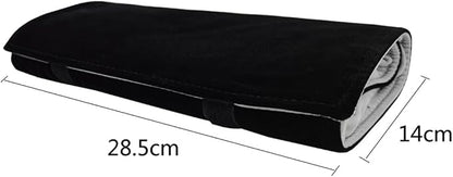 Portable Jewelry Roll Untangled Secure Necklace Travel Storage Bag Displays - Image 7
