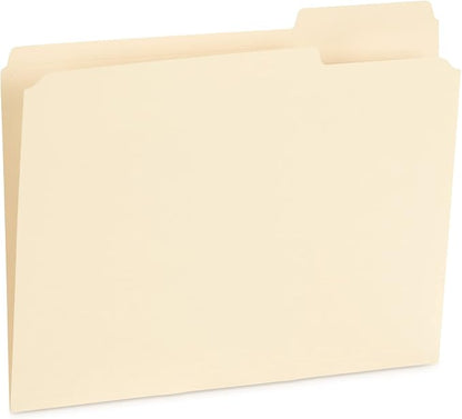 100 Blue Summit Supplies Heavy Duty File Folders Letter Size - Image 6