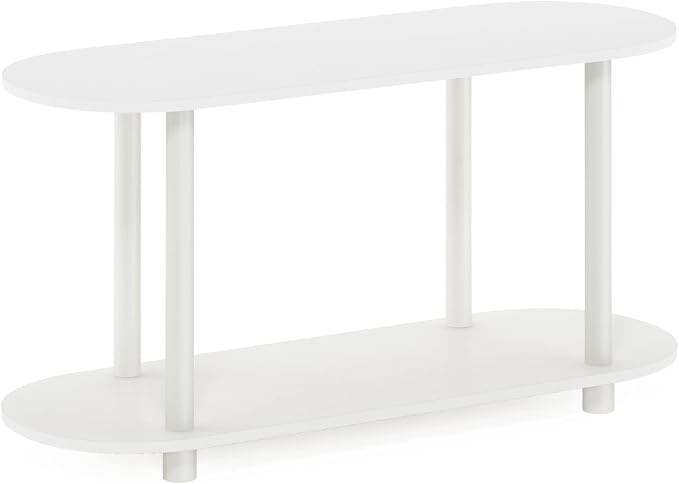 Furinno Turn-N-Tube Display Shelf, 4-Tier Oval Book Shelf, Storage Shelves - Image 5
