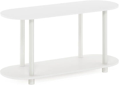 Furinno Turn-N-Tube Display Shelf, 4-Tier Oval Book Shelf, Storage Shelves - Image 5