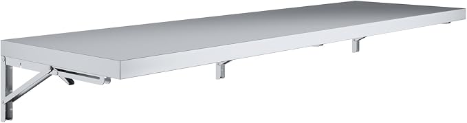 AmGood Stainless Steel Folding Wall Shelf 18 in. x 60 in. | NSF | Concession by AmGood