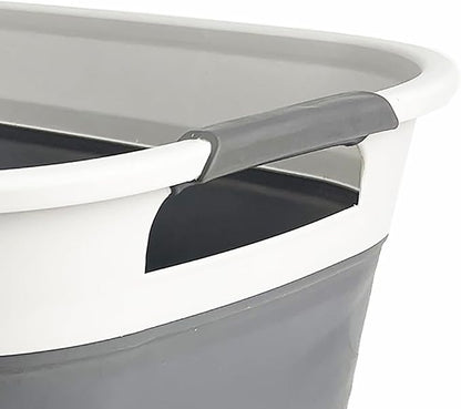 SAMMART 40L Collapsible Plastic Laundry Basket - Image 2