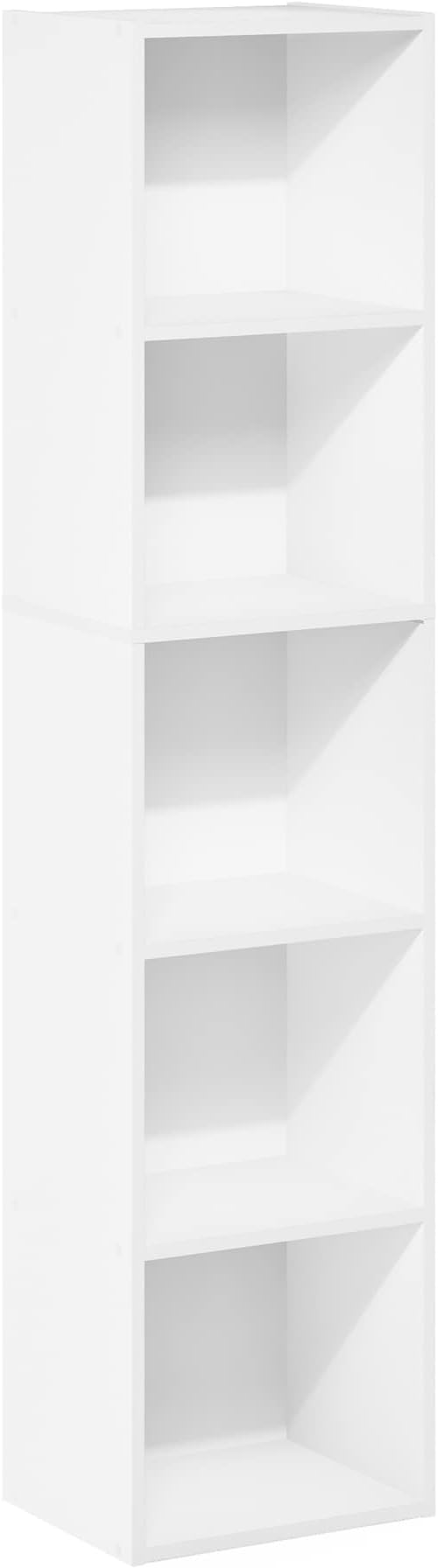 Furinno PASIR Book Shelf, 5-Tier Modern Bookshelf, Open Shelves Bookcase - Image 7