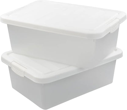 14 Quart Clear Storage Box, Underbed Plastic Latch Box - Image 4