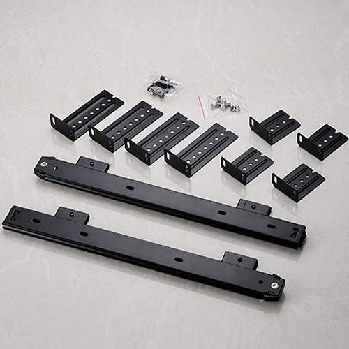 Keyboard Tray Under Desk Heavy-Duty Metal Slide-Out Platform Drawer Tray - Image 8
