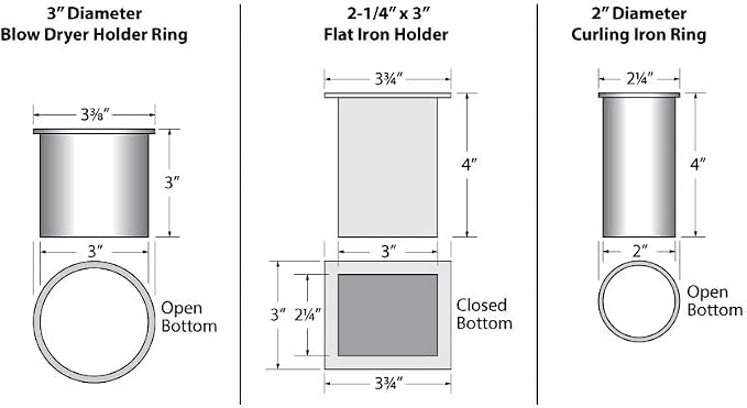 Premium Salon Appliance Stainless Steel Holder Package - Image 2