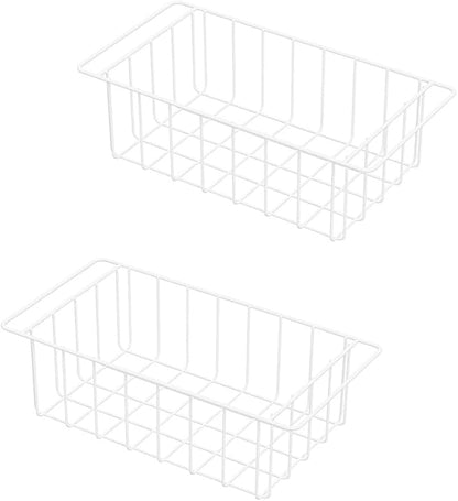 17.5 Inch Chest Freezer Organizer Storage Baskets Bins Metal Wire, Settle by Unknown