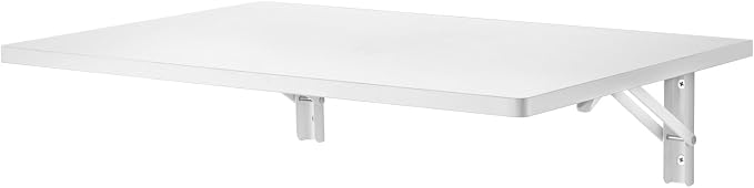 VEVOR Wall Mounted Folding Table, 23.6 x 15.7 inches Wall Mount Table, Floating - Image 12