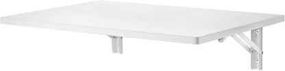 VEVOR Wall Mounted Folding Table, 23.6 x 15.7 inches Wall Mount Table, Floating - Image 12