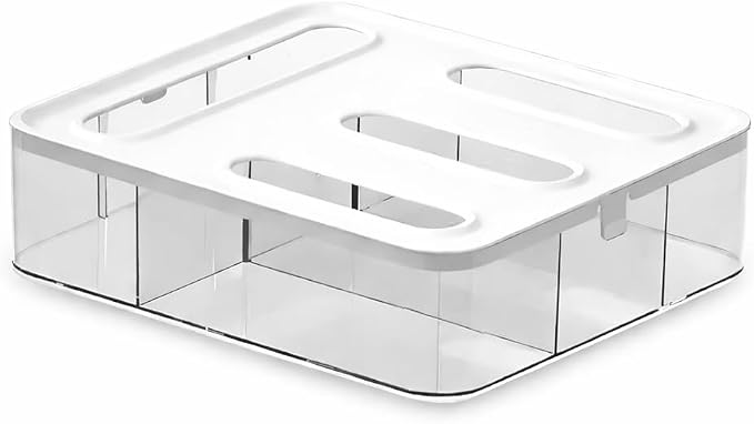 Storage Bag Organizer for Kitchen Drawer – 4 in 1 Plastic Baggie Organizer by Unknown