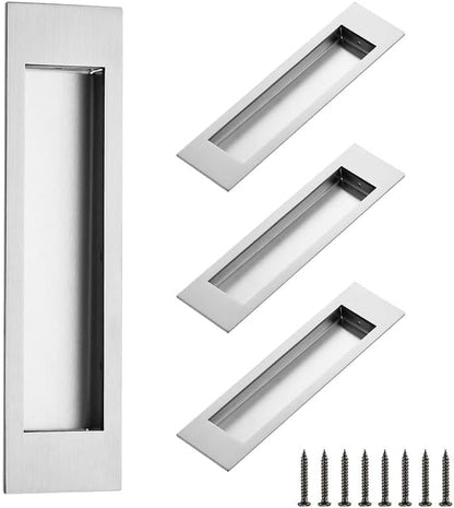 Ravinte Sliding Closet Door Handles Flush Pulls Recessed Finger Pulls - Image 2