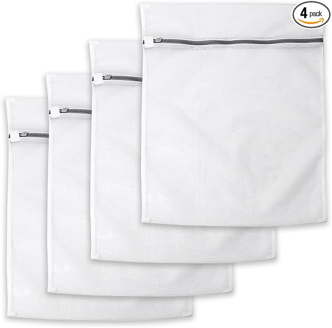 Non-Fluorescent Mesh Laundry Bags 20 x 23.5 in, Durable Mesh Bags by Unknown