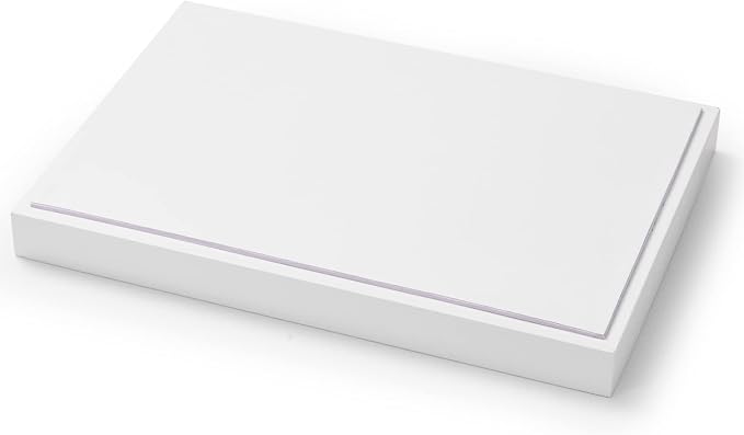 Oirlv Premium White Leather Stackable Jewelry Tray Flat Jewelry Organizer Tray - Image 5