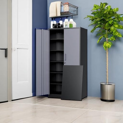 Yizosh Metal Storage Cabinet - Image 2