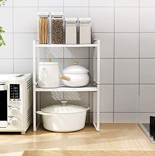 Shantton 2pk Kitchen Cabinet Shelf Counter Organizer Rack Pantry Storage - Image 6
