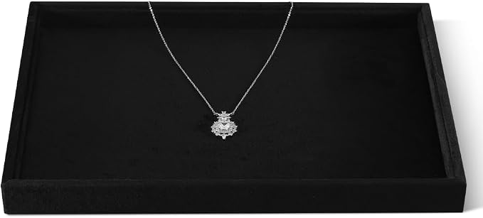 Velvet Stackable Jewelry Display Flat Tray by Dansmiy