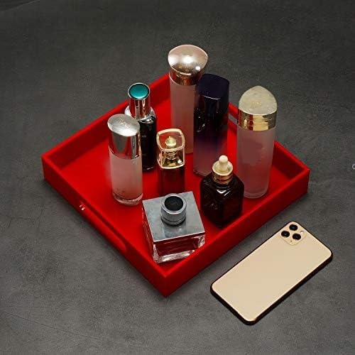 Sturdy Red Acrylic Serving Tray - Image 5