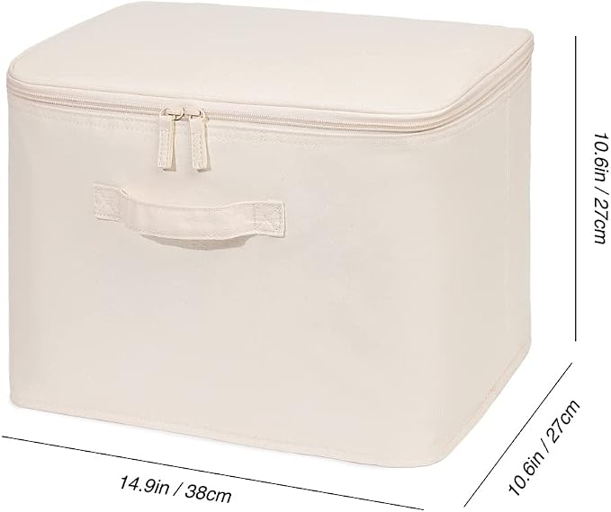 Decorative Basket Rectangular Fabric Storage Bin Organizer Basket - Image 6