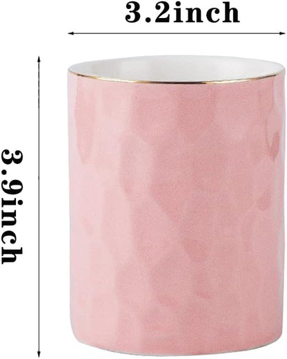 Ceramic Pen Holder Stand Cup Pencil Holder Organizer Makeup Brush Holders - Image 3