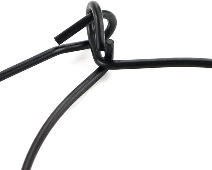 BIGNC 12 Pack Black Stainless Steel Wire Handles Hangers - Image 4