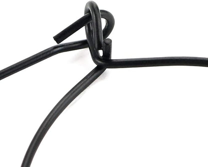 BIGNC 12 Pack Black Stainless Steel Wire Handles Hangers - Image 4