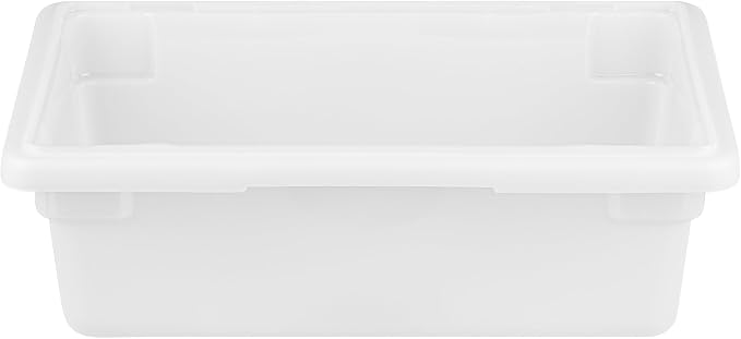 Restaurantware Food Storage Container 1 Pack of 18 x 12 x 6 Inch White Plastic - Image 15