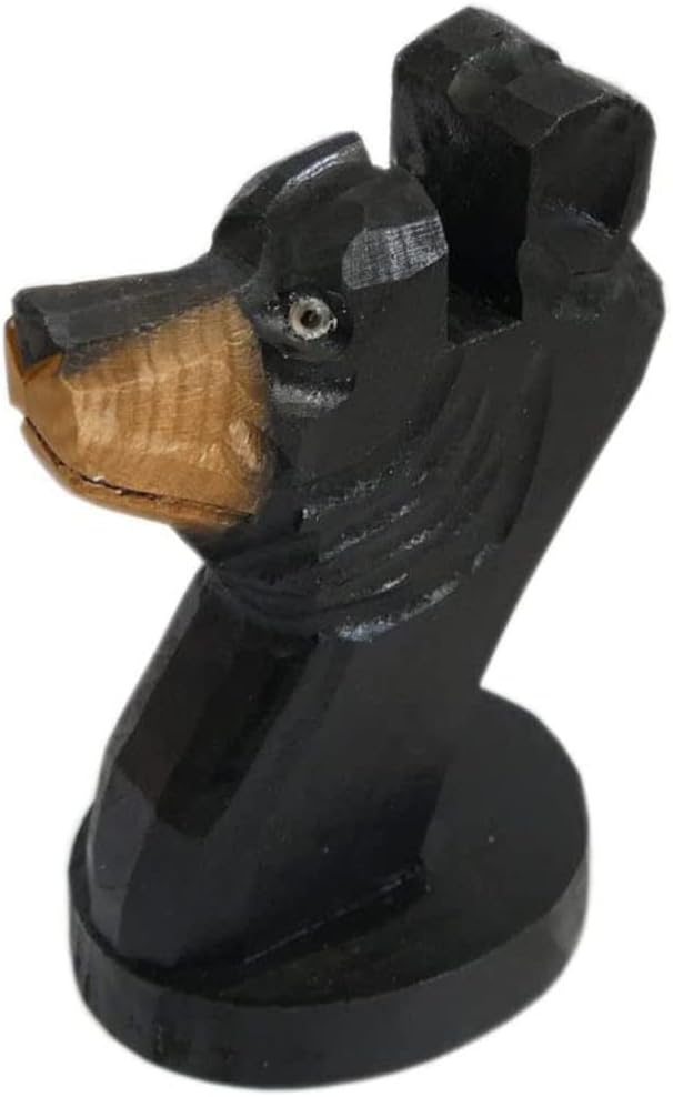 Red Dollar Handmade Wood Carved Animal Eyeglass Holder, Cute Sunglasses Display - Image 3