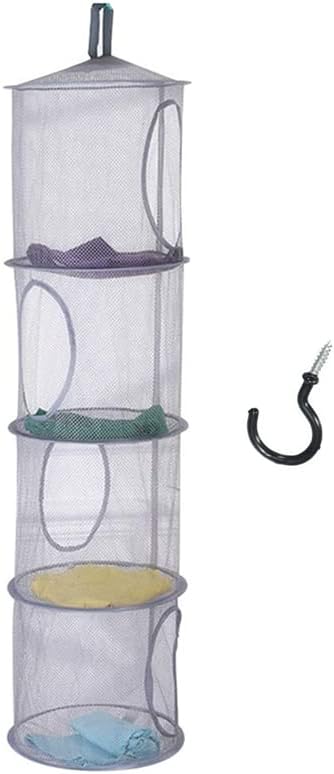 4 Tier Storage for Stuffed Animals, Storage Organizer, 43.5 x12" Hanging Mesh by DODXIAOBEUL