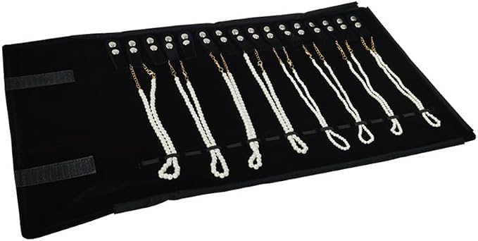 Velet Travel Jewelry Case Roll Bag Organizer - Image 9