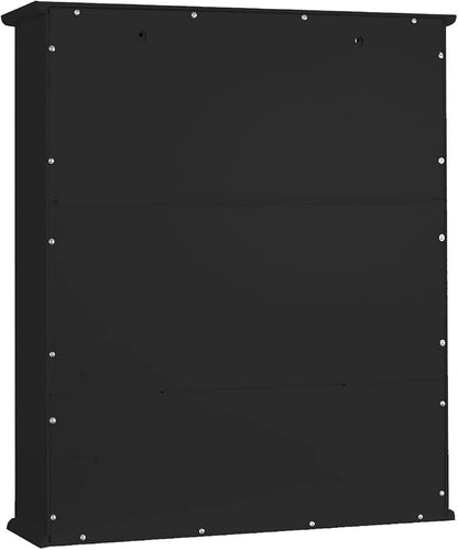 TaoHFE Black Medicine Cabinet Bathroom Over the Toilet Storage Cabinet | Wall - Image 9